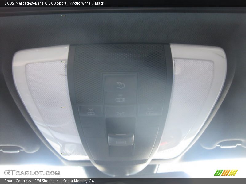 Arctic White / Black 2009 Mercedes-Benz C 300 Sport