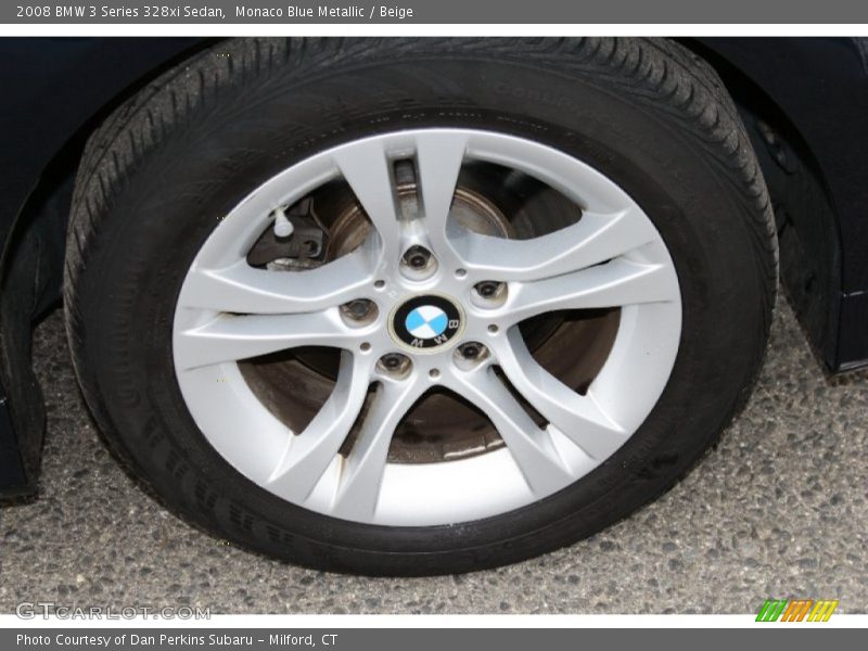 Monaco Blue Metallic / Beige 2008 BMW 3 Series 328xi Sedan