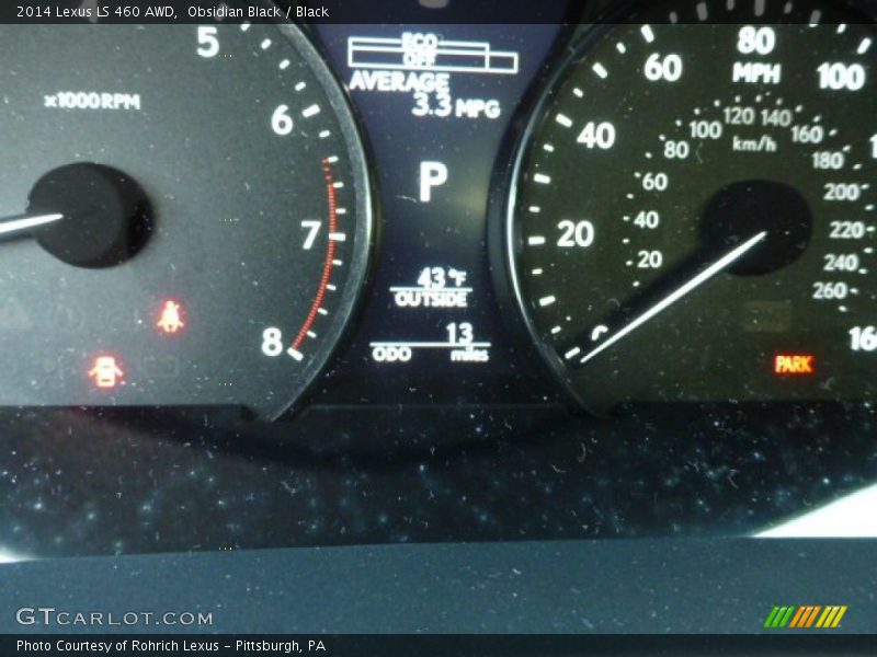 Obsidian Black / Black 2014 Lexus LS 460 AWD