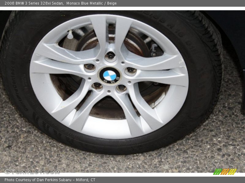 Monaco Blue Metallic / Beige 2008 BMW 3 Series 328xi Sedan