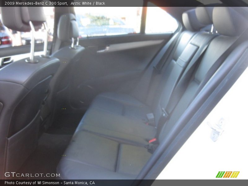 Arctic White / Black 2009 Mercedes-Benz C 300 Sport