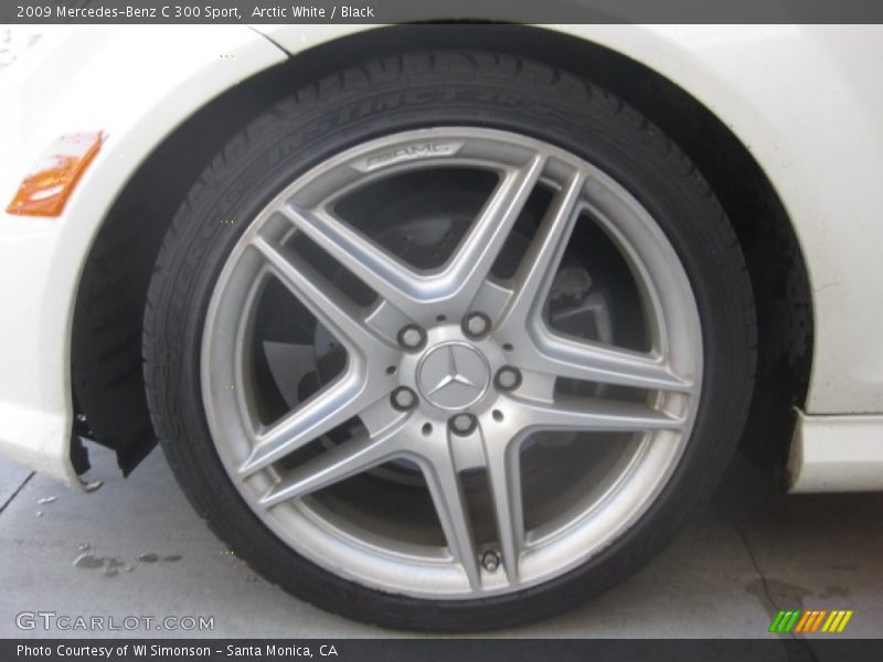 Arctic White / Black 2009 Mercedes-Benz C 300 Sport