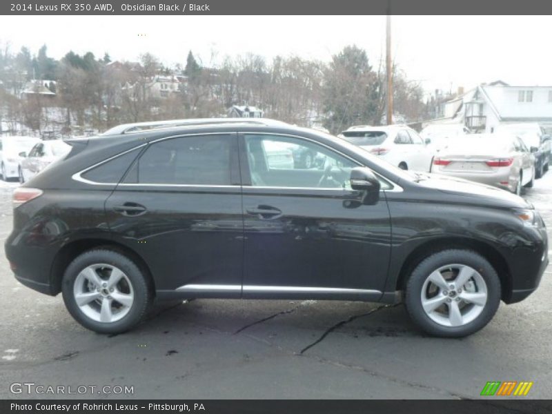 Obsidian Black / Black 2014 Lexus RX 350 AWD