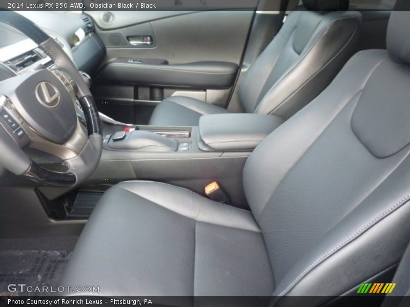 Obsidian Black / Black 2014 Lexus RX 350 AWD