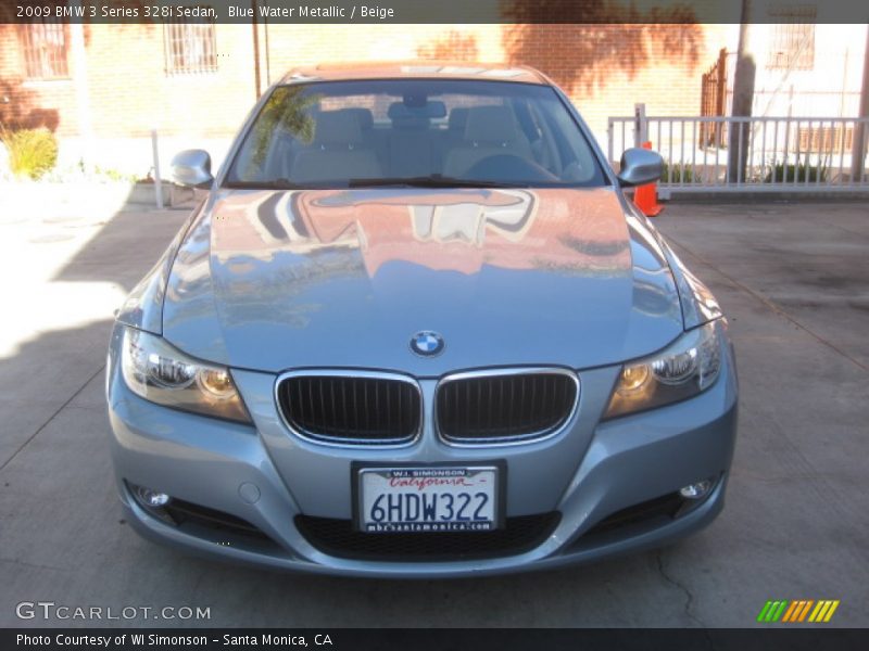Blue Water Metallic / Beige 2009 BMW 3 Series 328i Sedan