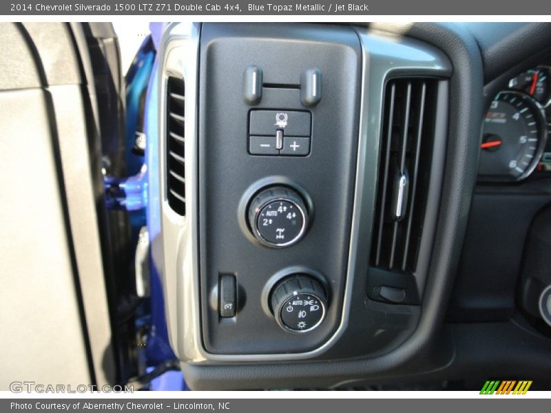 Blue Topaz Metallic / Jet Black 2014 Chevrolet Silverado 1500 LTZ Z71 Double Cab 4x4