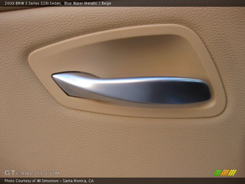 Blue Water Metallic / Beige 2009 BMW 3 Series 328i Sedan