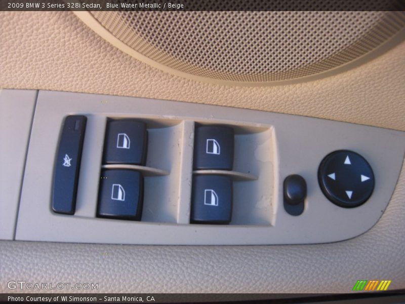 Blue Water Metallic / Beige 2009 BMW 3 Series 328i Sedan