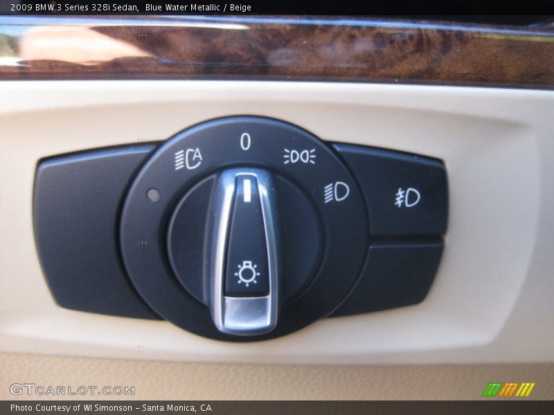 Blue Water Metallic / Beige 2009 BMW 3 Series 328i Sedan