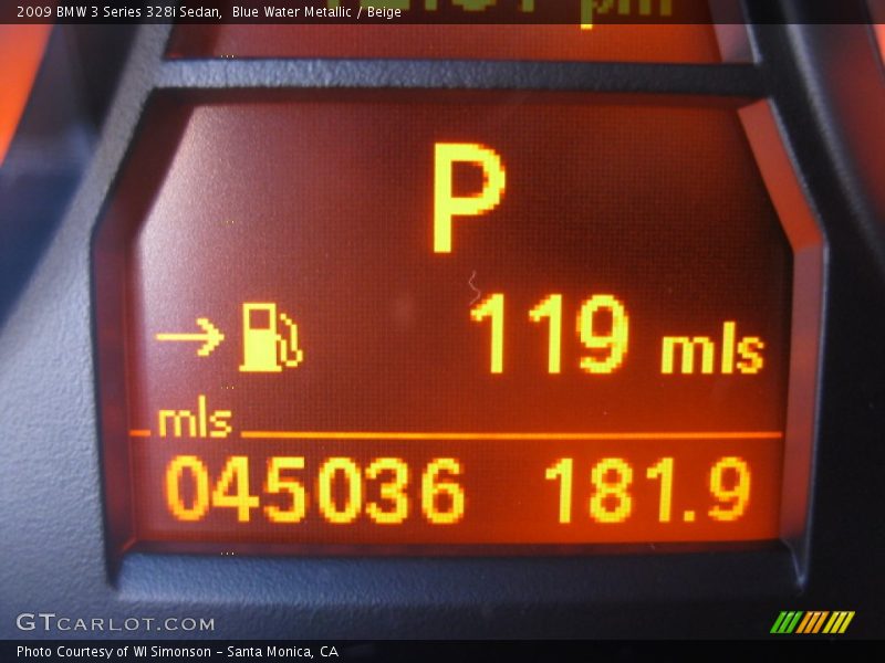 Blue Water Metallic / Beige 2009 BMW 3 Series 328i Sedan