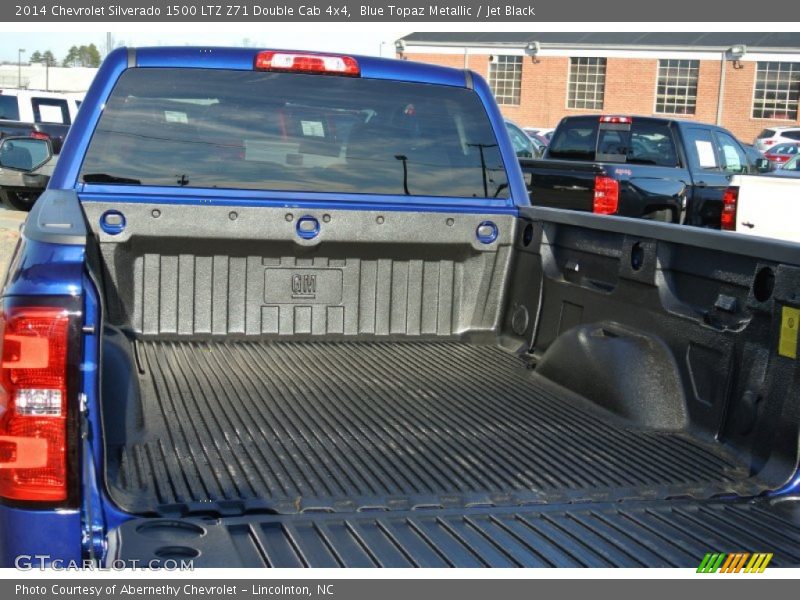 Blue Topaz Metallic / Jet Black 2014 Chevrolet Silverado 1500 LTZ Z71 Double Cab 4x4