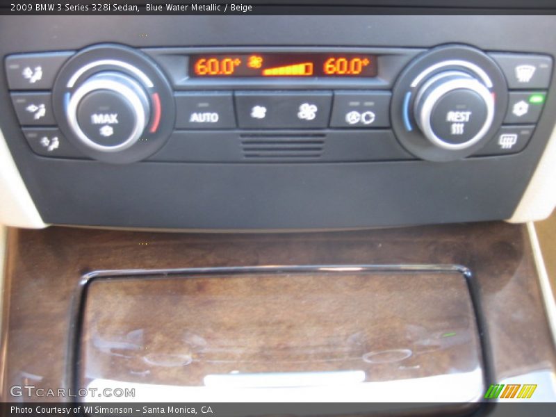 Blue Water Metallic / Beige 2009 BMW 3 Series 328i Sedan