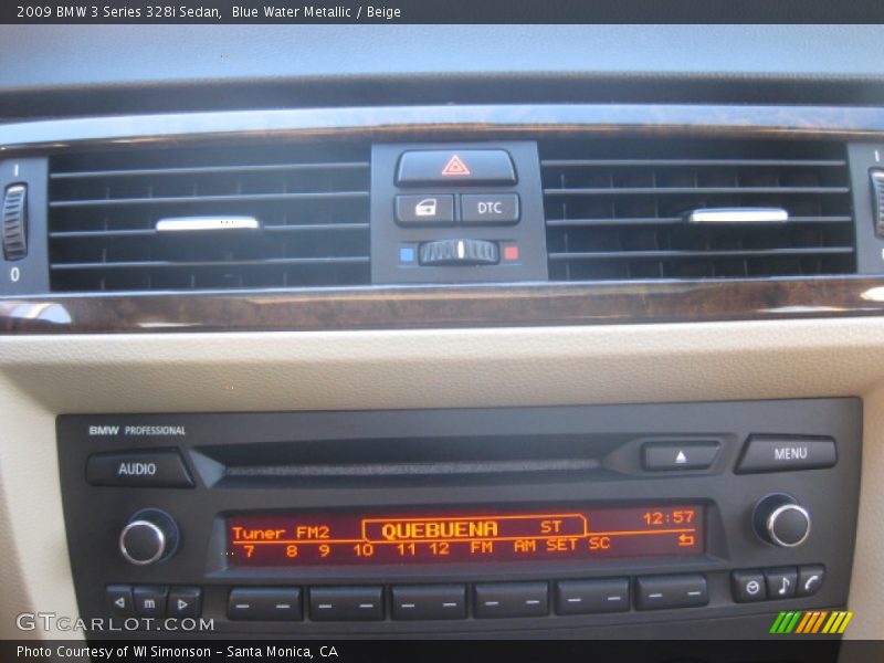 Blue Water Metallic / Beige 2009 BMW 3 Series 328i Sedan