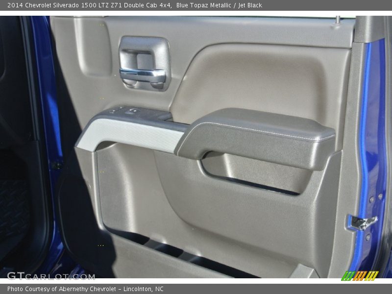 Blue Topaz Metallic / Jet Black 2014 Chevrolet Silverado 1500 LTZ Z71 Double Cab 4x4