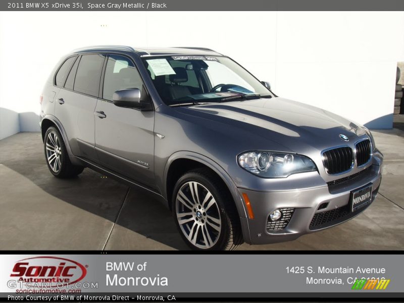 Space Gray Metallic / Black 2011 BMW X5 xDrive 35i