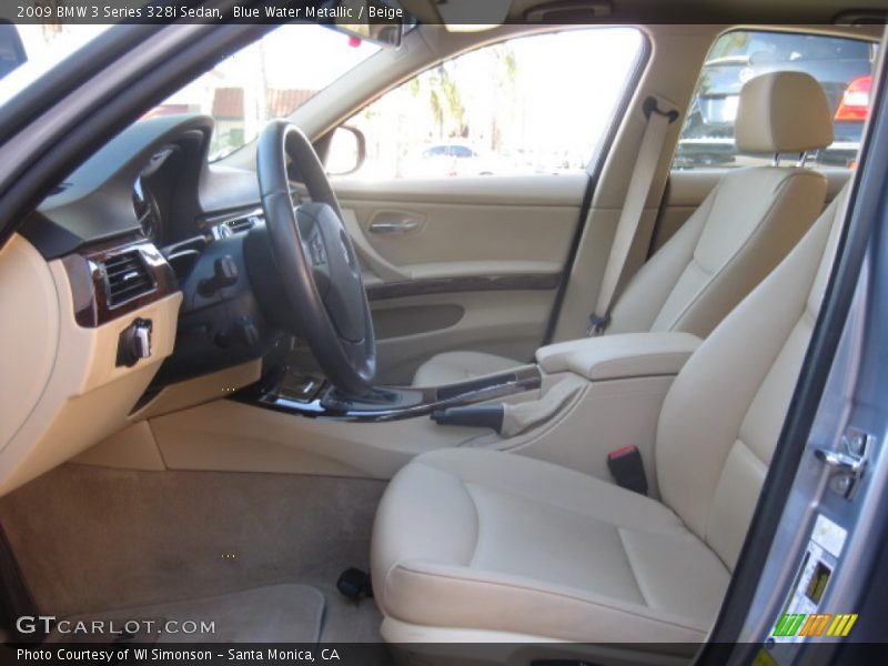 Blue Water Metallic / Beige 2009 BMW 3 Series 328i Sedan