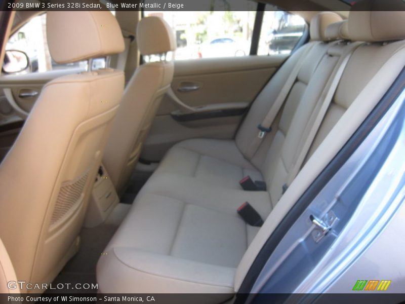 Blue Water Metallic / Beige 2009 BMW 3 Series 328i Sedan