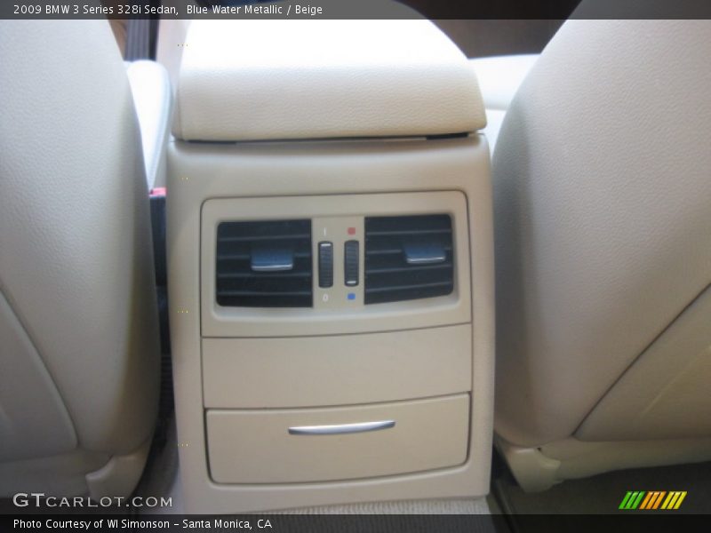 Blue Water Metallic / Beige 2009 BMW 3 Series 328i Sedan