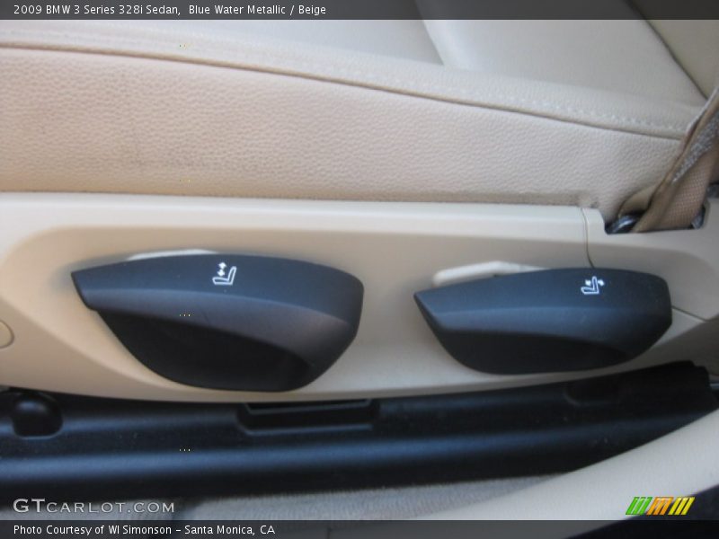 Blue Water Metallic / Beige 2009 BMW 3 Series 328i Sedan