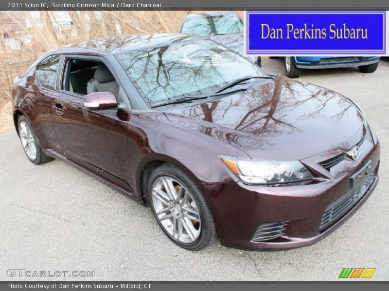 Sizziling Crimson Mica / Dark Charcoal 2011 Scion tC