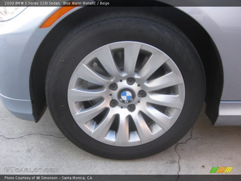 Blue Water Metallic / Beige 2009 BMW 3 Series 328i Sedan