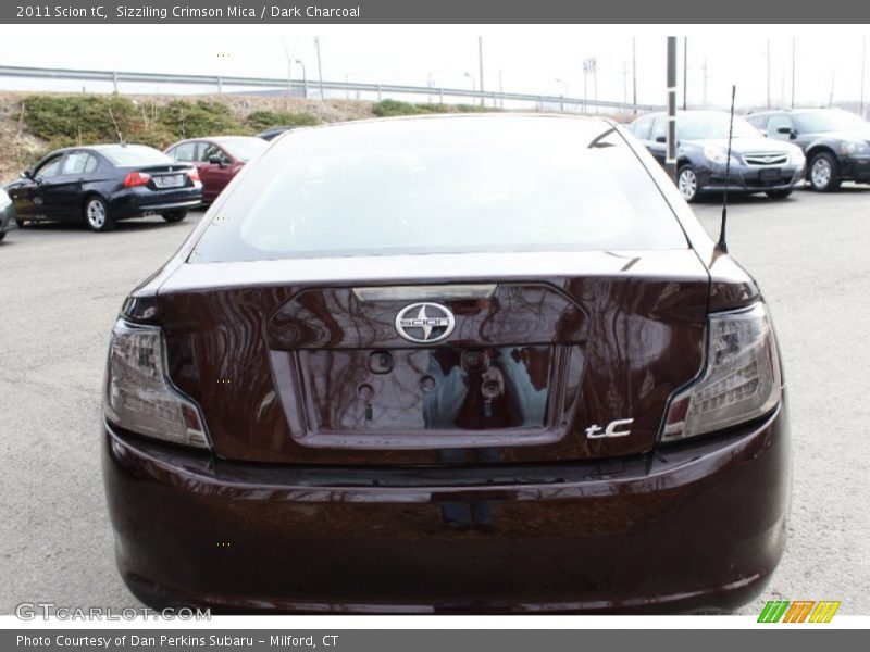 Sizziling Crimson Mica / Dark Charcoal 2011 Scion tC