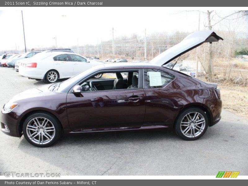 Sizziling Crimson Mica / Dark Charcoal 2011 Scion tC