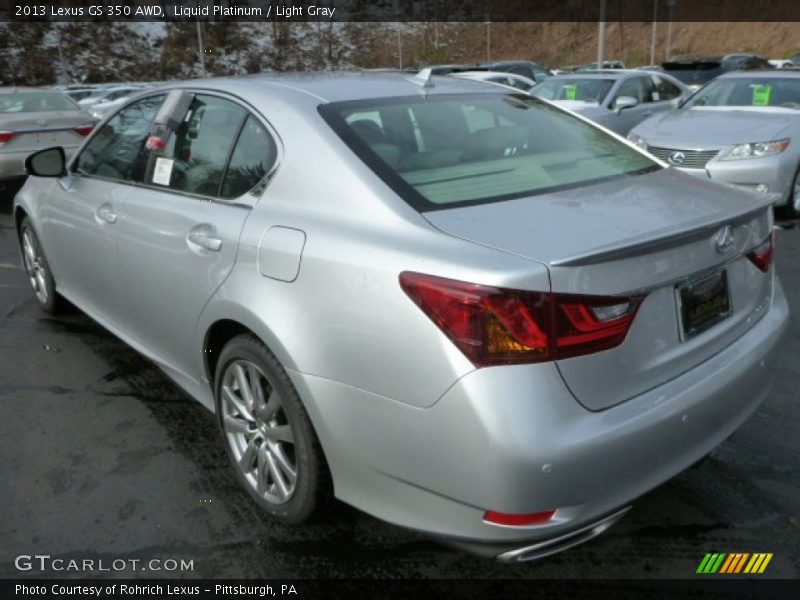 Liquid Platinum / Light Gray 2013 Lexus GS 350 AWD