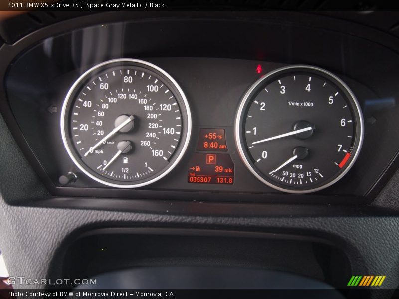 Space Gray Metallic / Black 2011 BMW X5 xDrive 35i