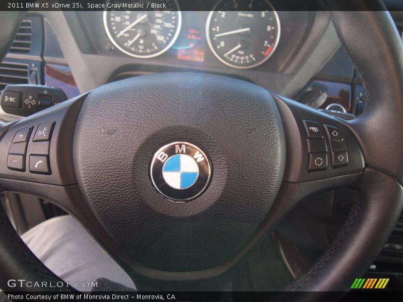 Space Gray Metallic / Black 2011 BMW X5 xDrive 35i