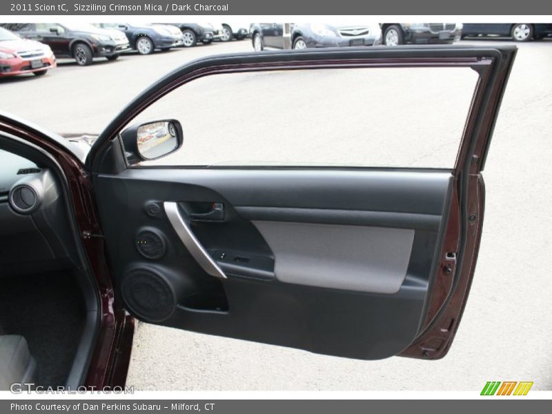 Sizziling Crimson Mica / Dark Charcoal 2011 Scion tC
