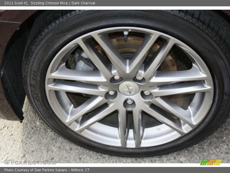 Sizziling Crimson Mica / Dark Charcoal 2011 Scion tC