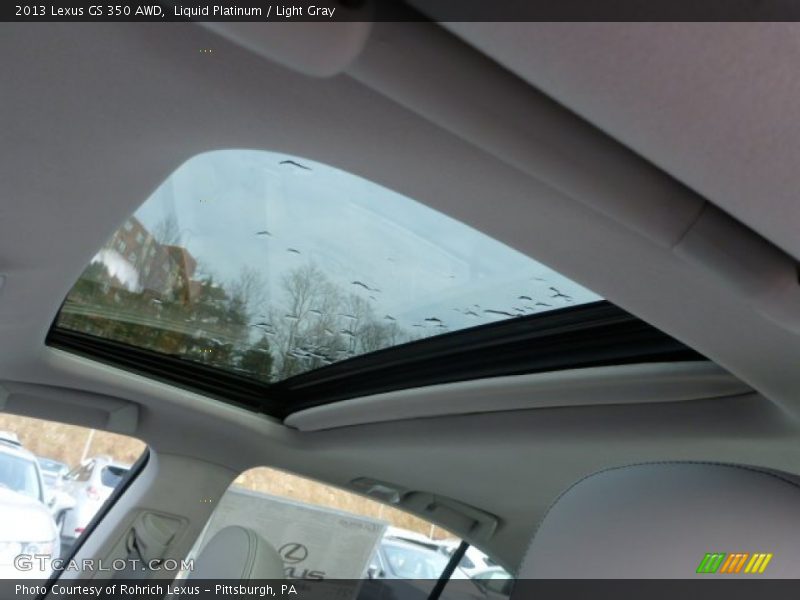 Liquid Platinum / Light Gray 2013 Lexus GS 350 AWD