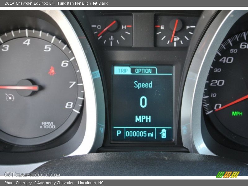 Tungsten Metallic / Jet Black 2014 Chevrolet Equinox LT