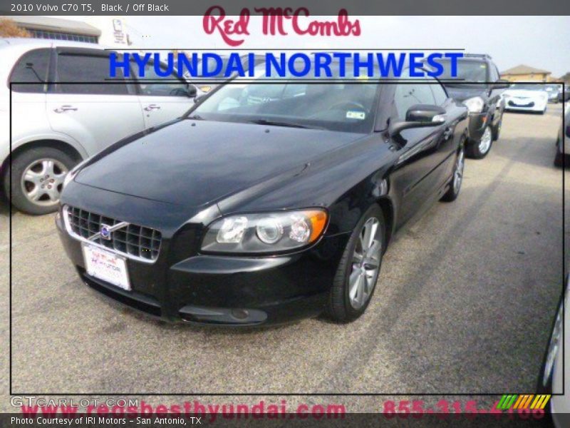 Black / Off Black 2010 Volvo C70 T5