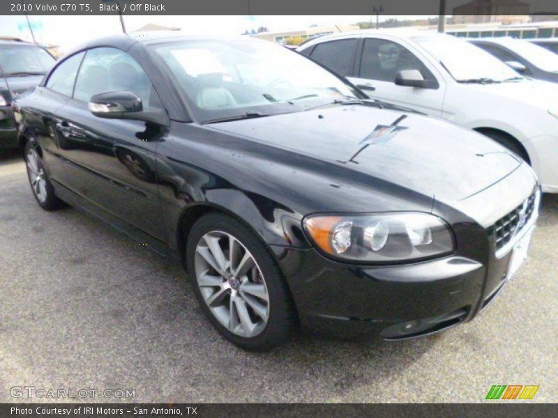 Black / Off Black 2010 Volvo C70 T5