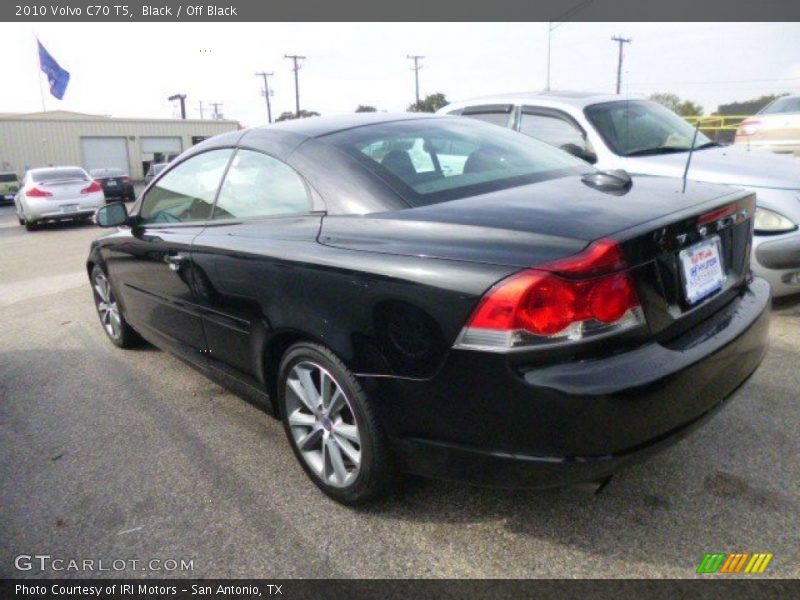 Black / Off Black 2010 Volvo C70 T5