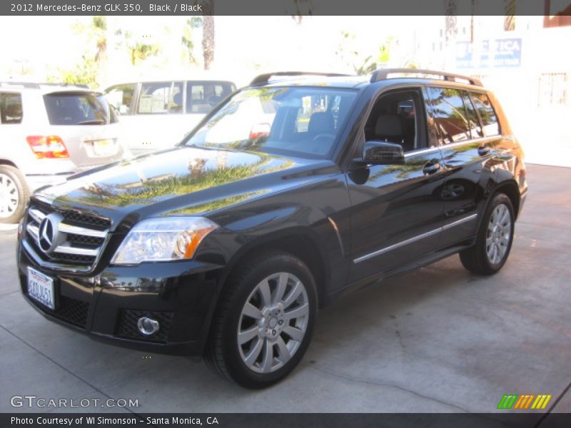 Black / Black 2012 Mercedes-Benz GLK 350