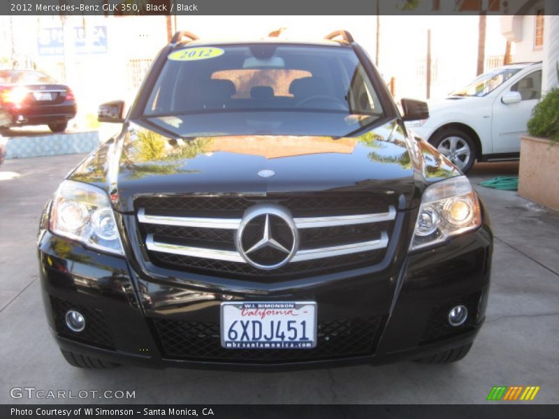 Black / Black 2012 Mercedes-Benz GLK 350