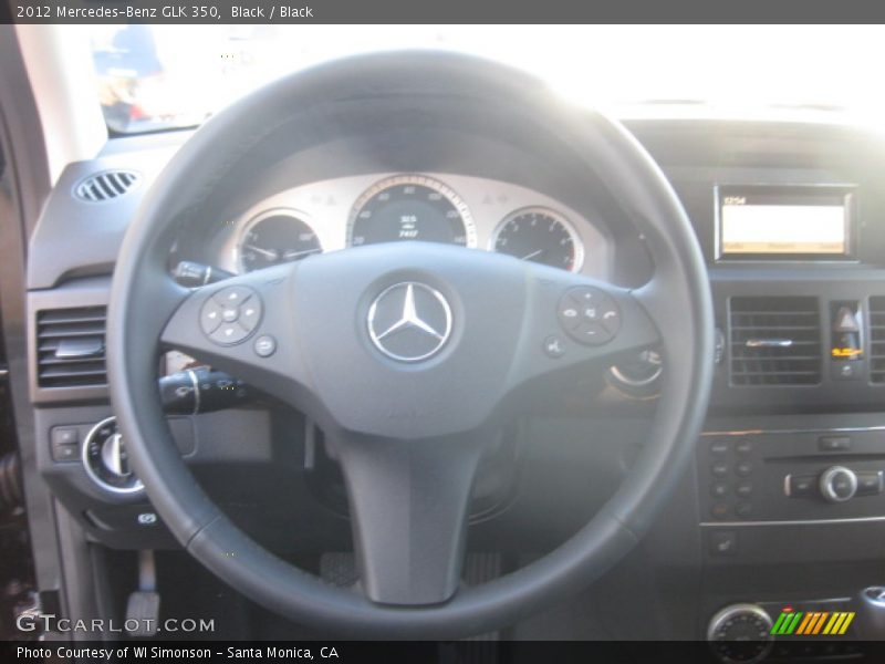 Black / Black 2012 Mercedes-Benz GLK 350
