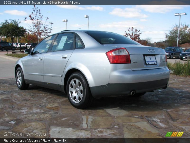 Light Silver Metallic / Ebony 2002 Audi A4 1.8T Sedan