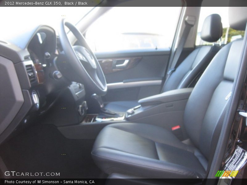 Black / Black 2012 Mercedes-Benz GLK 350