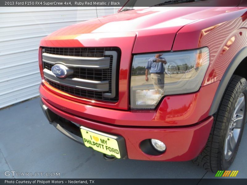 Ruby Red Metallic / Black 2013 Ford F150 FX4 SuperCrew 4x4