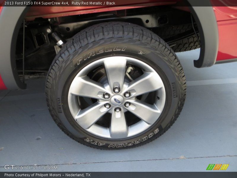 Ruby Red Metallic / Black 2013 Ford F150 FX4 SuperCrew 4x4