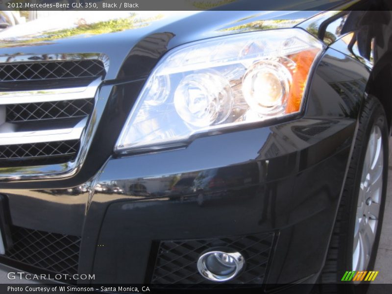 Black / Black 2012 Mercedes-Benz GLK 350