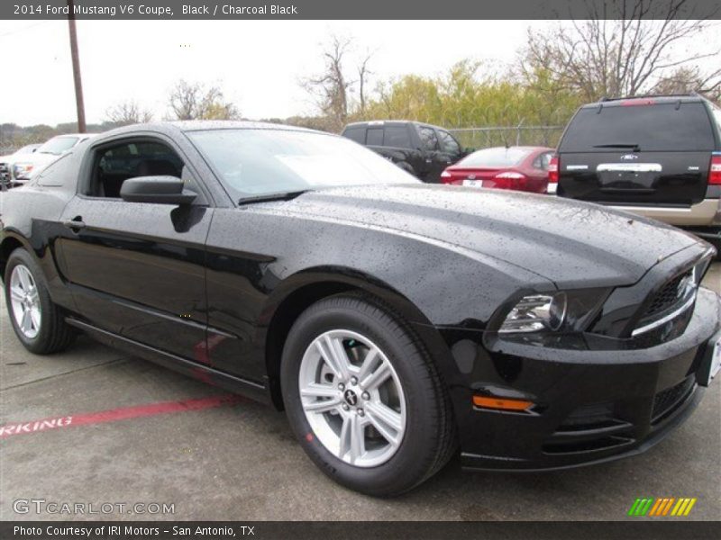 Black / Charcoal Black 2014 Ford Mustang V6 Coupe