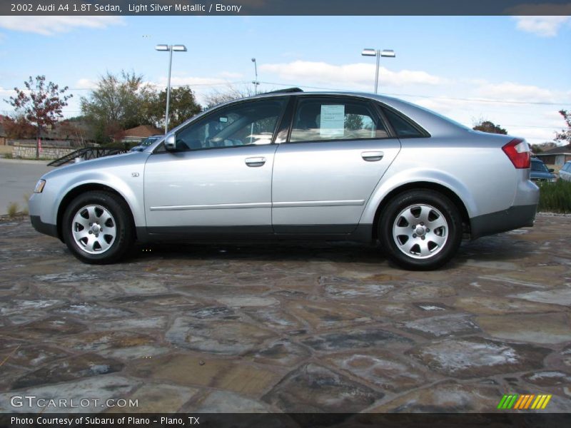 Light Silver Metallic / Ebony 2002 Audi A4 1.8T Sedan
