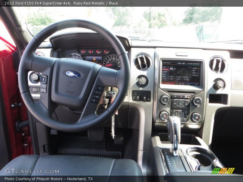Ruby Red Metallic / Black 2013 Ford F150 FX4 SuperCrew 4x4