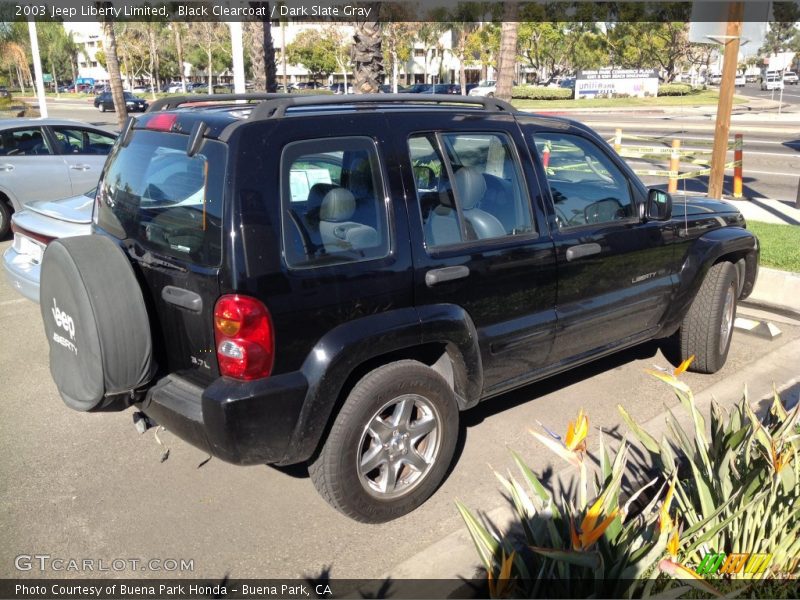 Black Clearcoat / Dark Slate Gray 2003 Jeep Liberty Limited