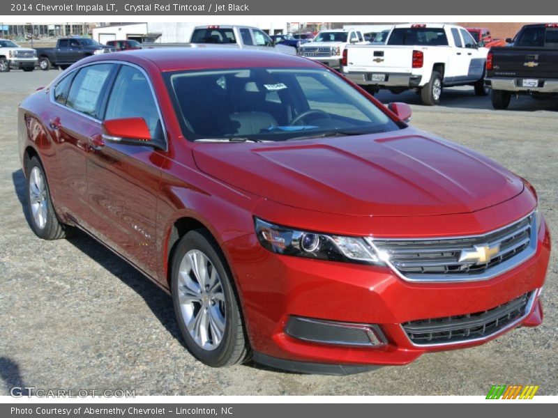 Crystal Red Tintcoat / Jet Black 2014 Chevrolet Impala LT